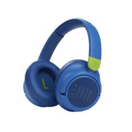 JBL JR 460NC - Blue - Wireless over-ear Noise Cancelling kids headphones - Hero